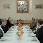 В ЖИРОВИЧСКОМ МОНАСТЫРЕ СОСТОЯЛАСЬ ВСТРЕЧА АРХИЕПИСКОПА НОВОГРУДСКОГО И СЛОНИМСКОГО ГУРИЯ С ГРУППОЙ УЧЁНЫХ