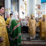 В ПРАЗДНИК СОБОРА БЕЛОРУССКИХ СВЯТЫХ СВЯТЕЙШИЙ ПАТРИАРХ КИРИЛЛ СОВЕРШИЛ ЛИТУРГИЮ В ВОСКРЕСЕНСКОМ СОБОРЕ БРЕСТА